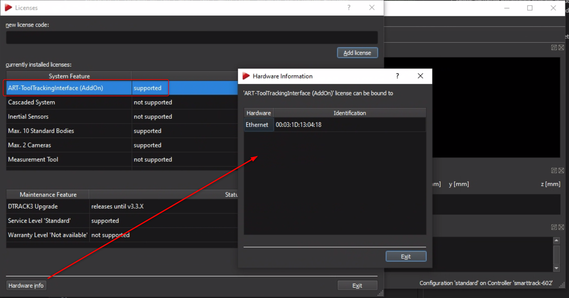 DTrack Licensing