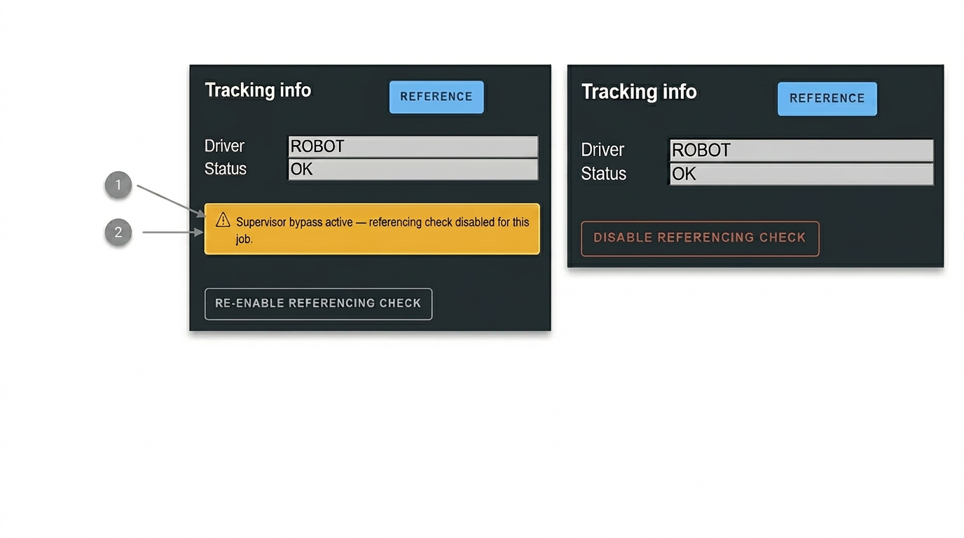 Referencing bypass