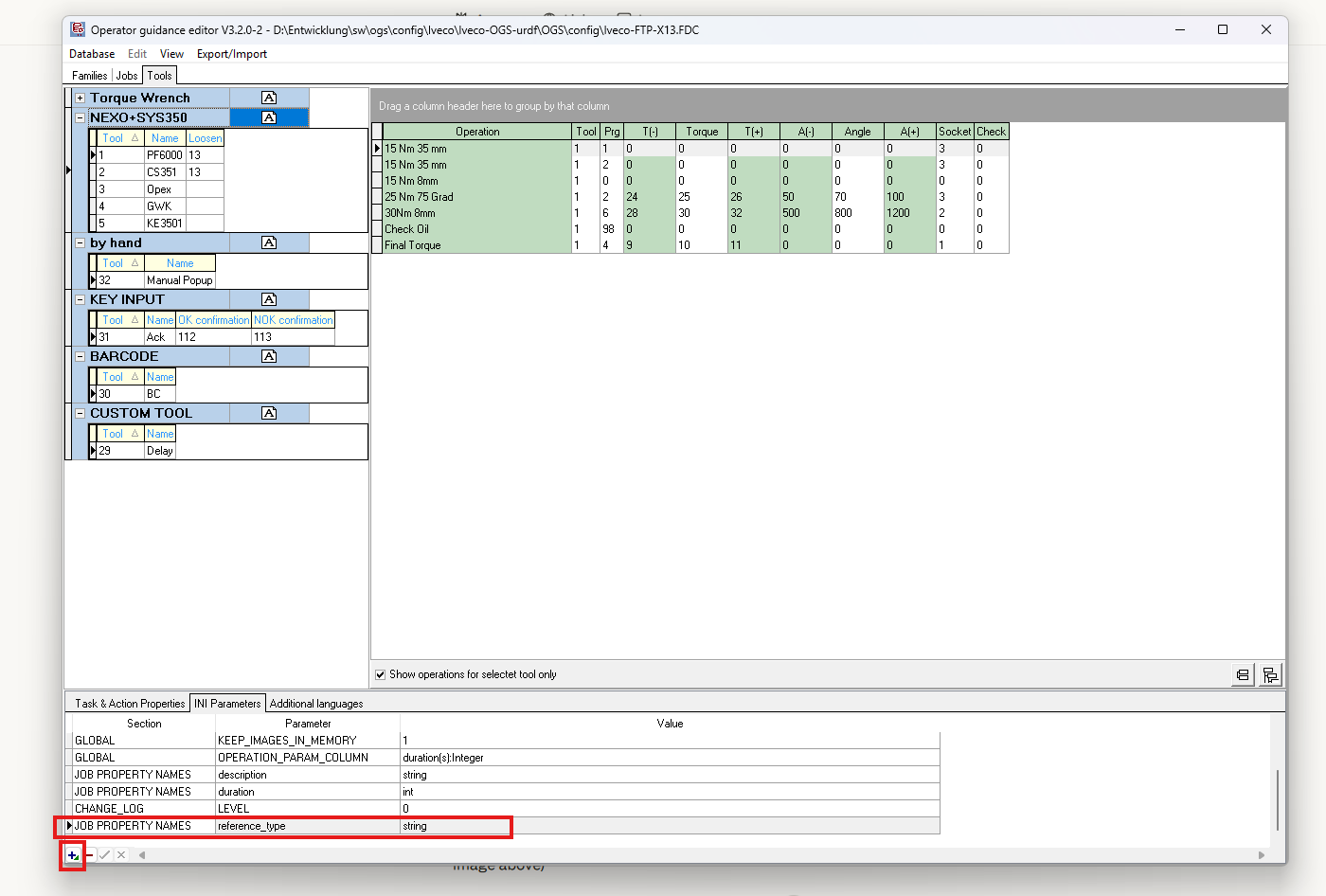 heOpCfg INI Parameters