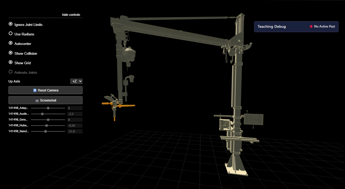 URDF 3D viewer